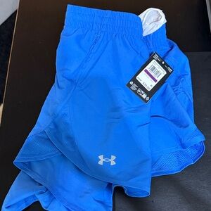 Under Armour Womens Vibrant Blue Athletic Shorts